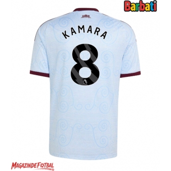 Aston Villa Boubacar Kamara #8 Tricou Fotbal Replică 2026-27 Barbati Treilea
